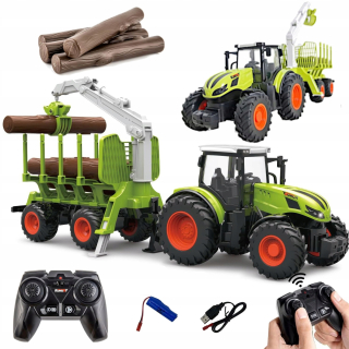 VEĽKÝ PÁSOVÝ PRÍVES NA DIAĽKOVO OVLÁDANÝ TRAKTOR S PRÍVESOM RC DIAĽKOVÝM OVLÁDANÍM